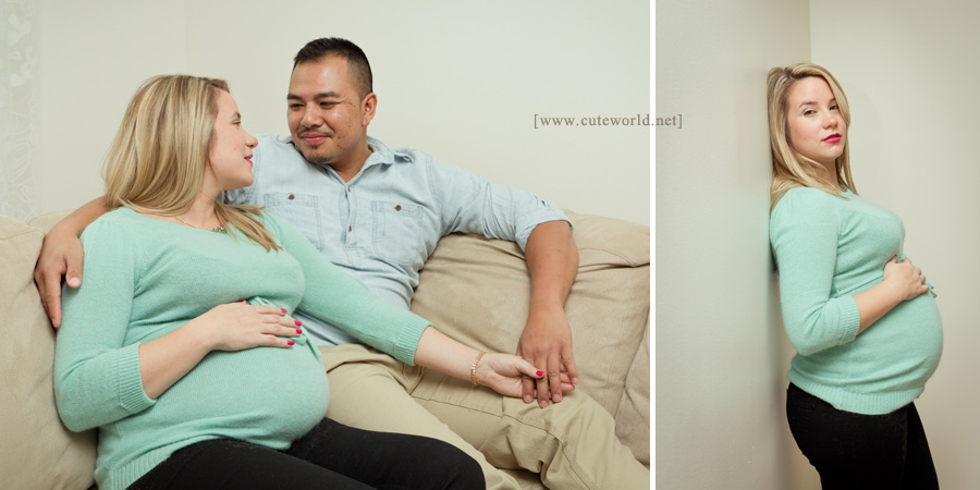 Séance photo à domicile grossesse
