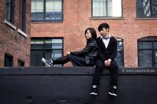 photographe montréal couple urbain