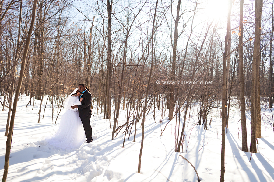 photographe mariage couple mariées hiver