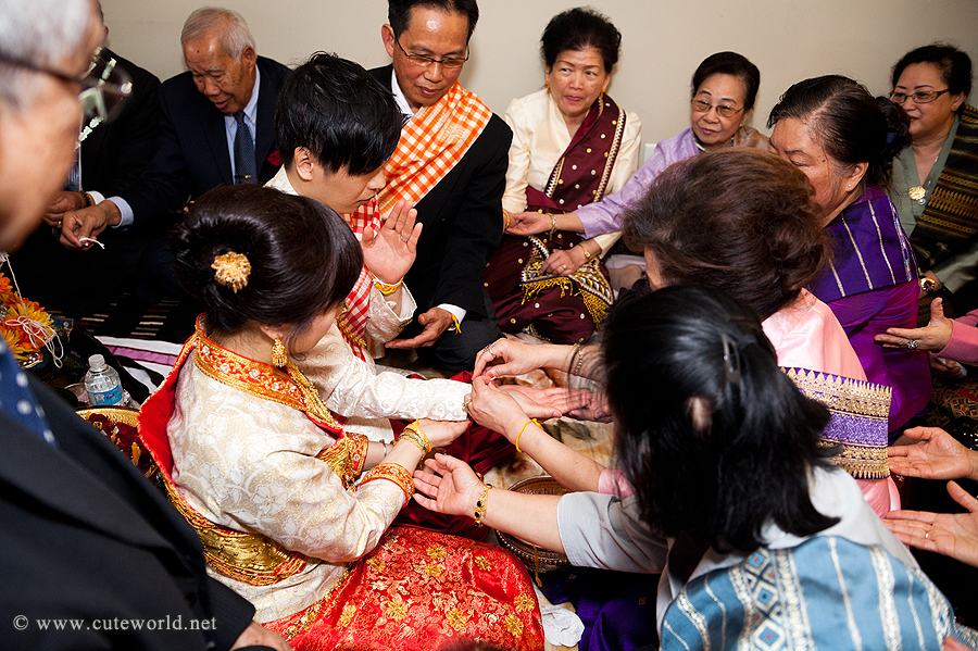 cérémonie mariage laotienne soukhouane