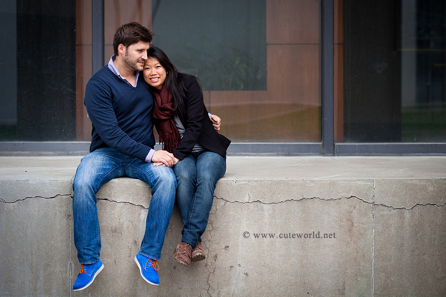 photographie couple urbain à Montréal