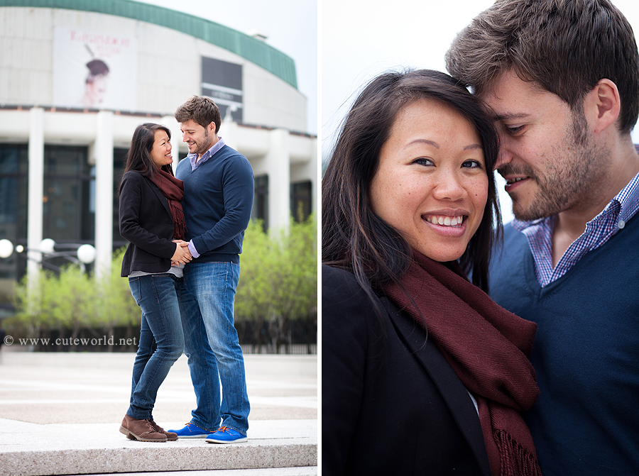 photographie couple urbain à Montréal