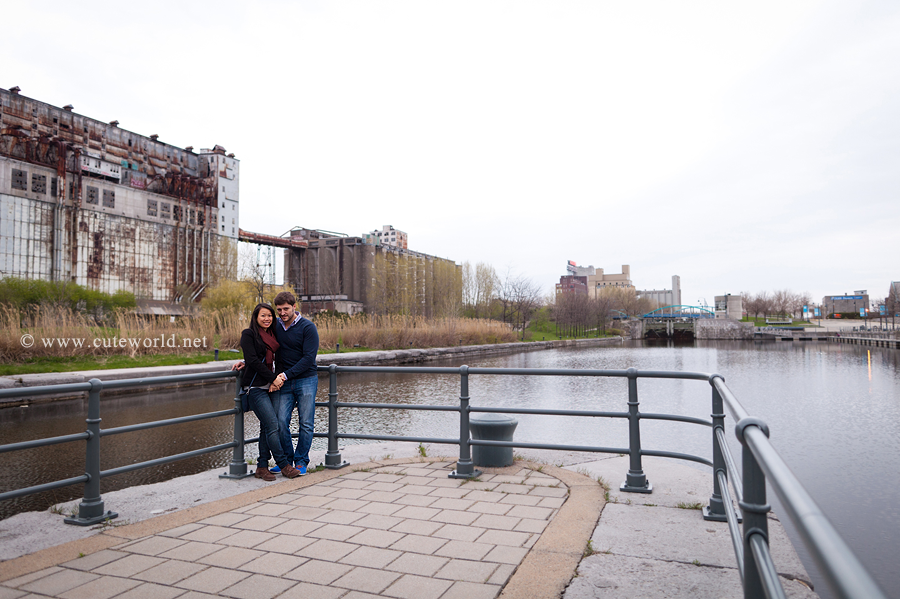 photographie couple urbain à Montréal