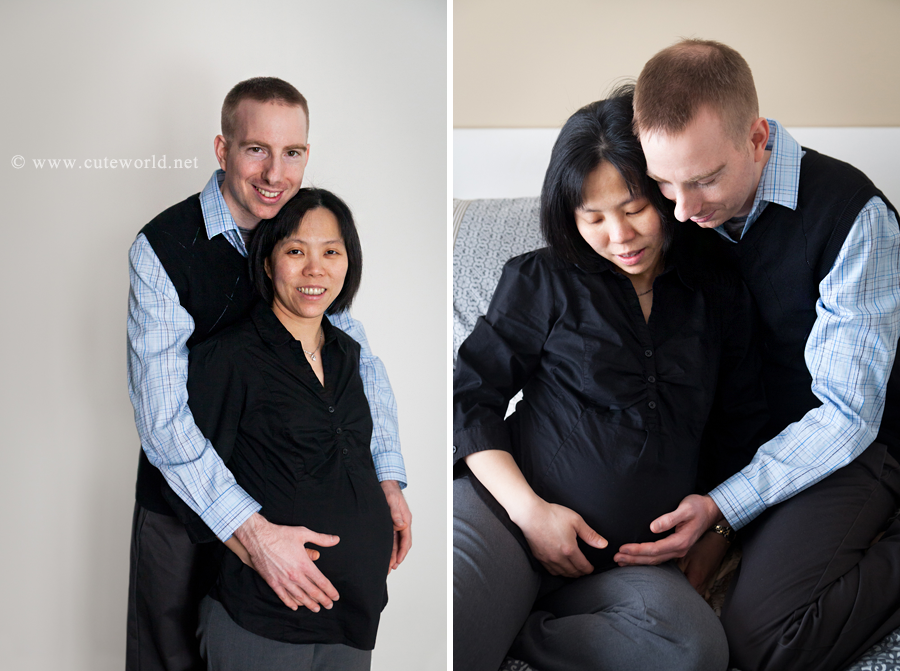 photographe maternité en couple